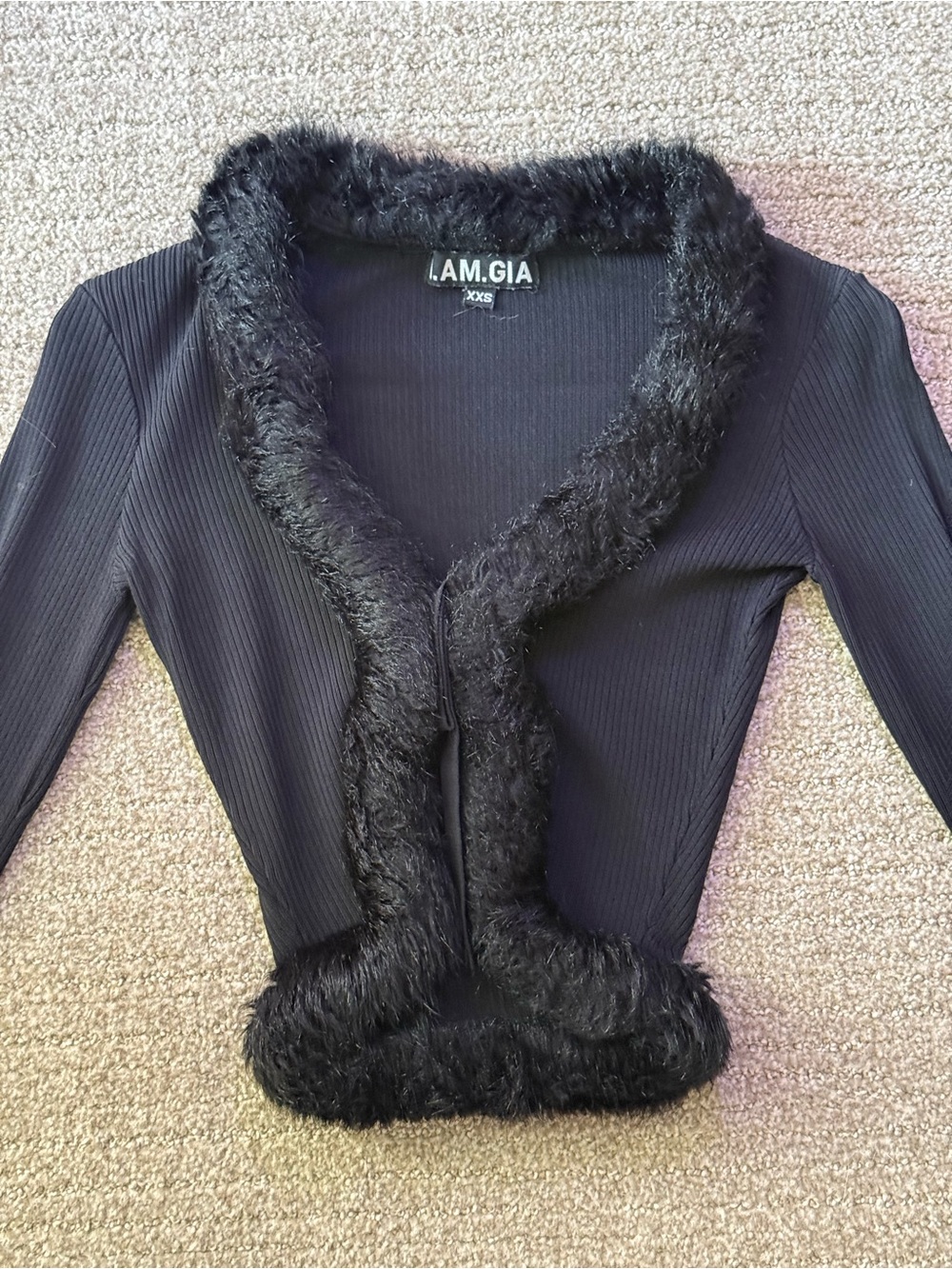I.AM.GIA Black Serena Top